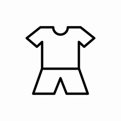 football jersey icon sign vector