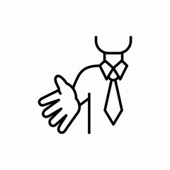 office worker icon sign vector