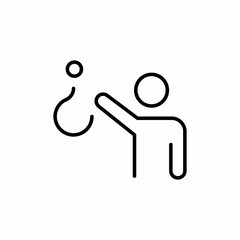 user fishing icon sign vector