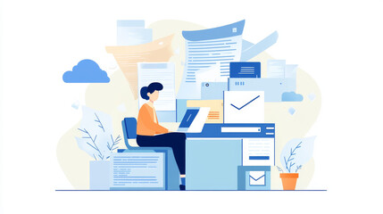 A DMS helps businesses manage digital files and documents easily. This allows for efficient data search, paperless work, and using cloud technology.