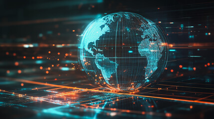 Abstract business smart city and charts and graphs with statistics to innovative analyze business potential and forecast future development of companies growth.