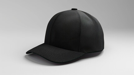 Snapback Mockup, high-end and customizable with realistic high-resolution rendering, ideal for branding, fashion design, and streetwear presentations, AI Generative