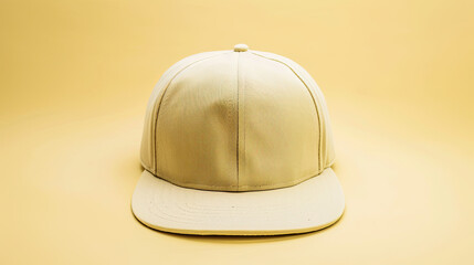 Snapback Mockup, high-end and customizable with realistic high-resolution rendering, ideal for branding, fashion design, and streetwear presentations, AI Generative