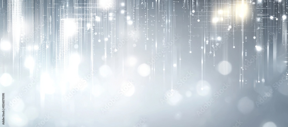 Poster digital internet communication over grey background with wide cyber security internet and networking