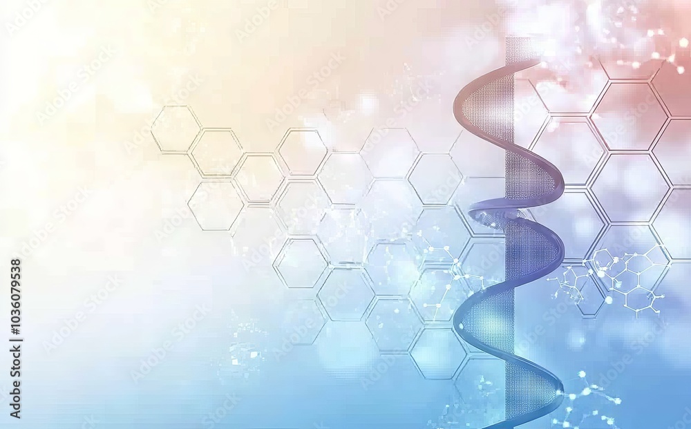 Poster the background is an abstract hexagons design with a digital hi-tech concept. you can add your own t