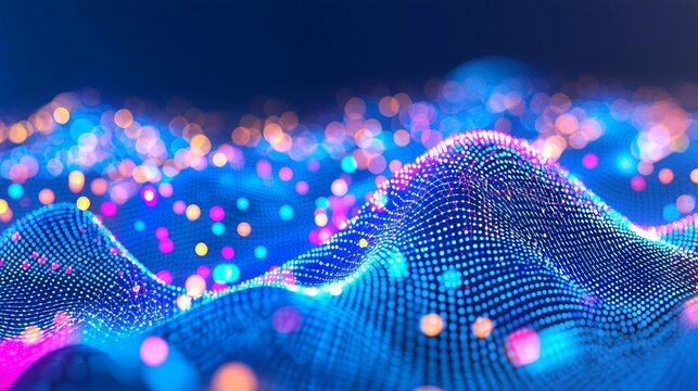 Background of abstract digital data, applicable to network abilities, technological processes, digital storages, science, education, etc.