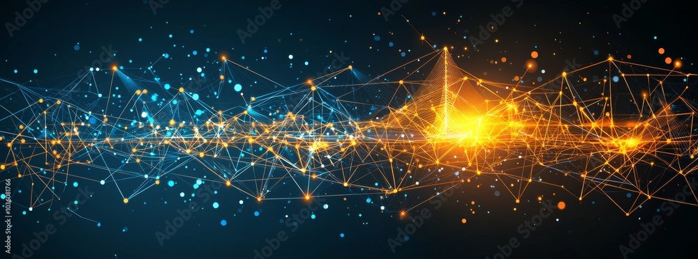 Poster digital background with abstract design. can be used for technology applications