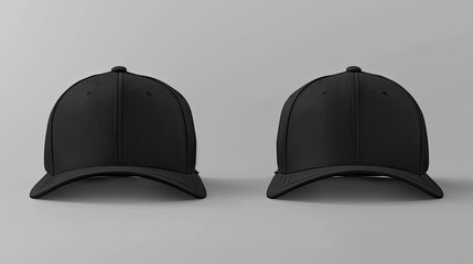 Snapback Mockup, high-end and customizable with realistic high-resolution rendering, ideal for branding, fashion design, and streetwear presentations, AI Generative
