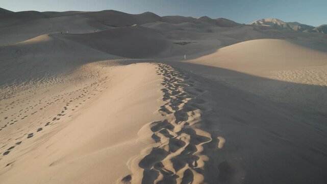 Great Sand Dunes National Park and Preserve is in southern Colorado USA. It&rsquo;s known for huge dunes