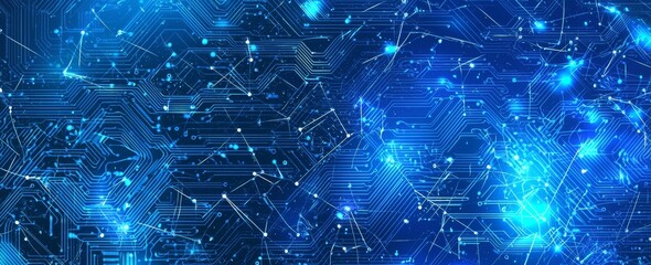 Business background in circuits, computers, and information technology