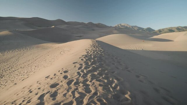 Great Sand Dunes National Park and Preserve is in southern Colorado USA. It&rsquo;s known for huge dunes