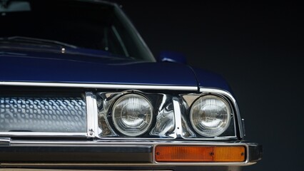 Drivers side headlights on a car