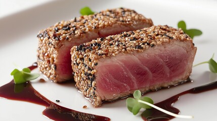 Sesame-Crusted Seared Tuna