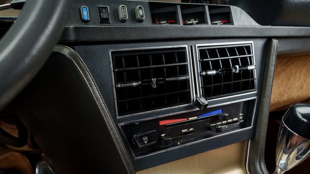 Fototapeta Heater vents in a car