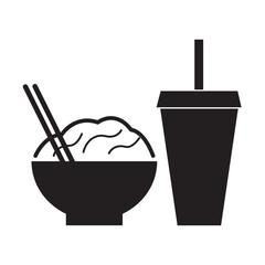 food and drink icon vector illustration design template