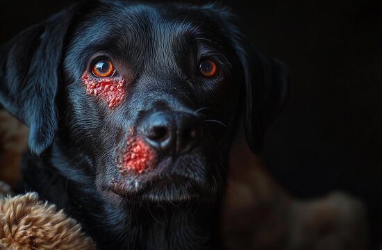 Un portrait d'un chiot labrador noir, aux yeux p&eacute;tillants et &agrave; l'air amical, illustre la beaut&eacute; et la douceur de cet animal de compagnie ador&eacute;.