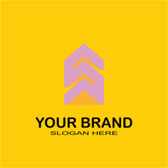 brand logo s initial with creative vector illustration