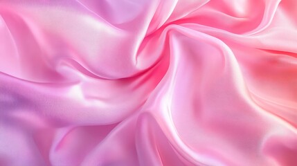 Obraz premium Pink Silk Fabric Texture