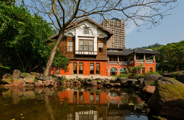 Sunny view of Beitou Hot Spring Museum