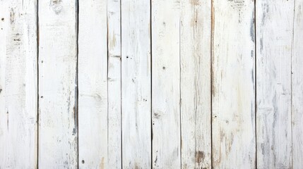 Fototapeta premium Weathered white wooden texture with a rustic bright appearance ideal for use as a background or banner in a shabby chic design