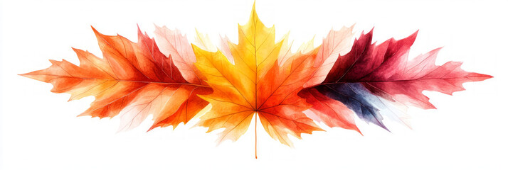 A vibrant collection of autumn leaves in shades of red, orange, and yellow.