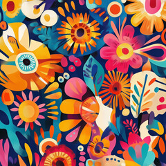 Fototapeta premium colorful Celebration Pattern Images illustrations