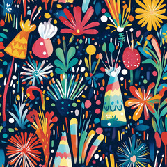 colorful Celebration Pattern Images illustrations