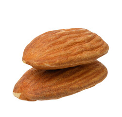 Obraz premium Almond kernel on a white isolated background