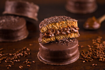 Decadent Chocolate Alfajores with Rich Creamy Center