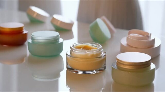 Elegant beauty tutorial featuring skincare routine and flawless makeup application for glowing skin
