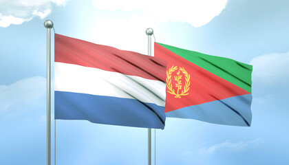 Netherlands and Eritrea Flag Together A Concept of Relations