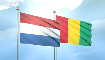 Netherlands and Guinea Flag Together A Concept of Relations
