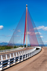 Castilla la Mancha Bridge over the Tagus River in Talavera de la Reina, Toledo.