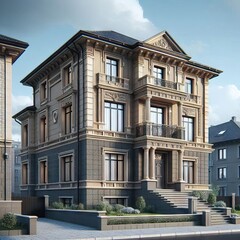 Fototapeta premium Architecture, building, city, palace, facade, house, landmark, old, historic, travel, europe, sky, museum, italy, berlin, town, stone, historical, tourism, windows