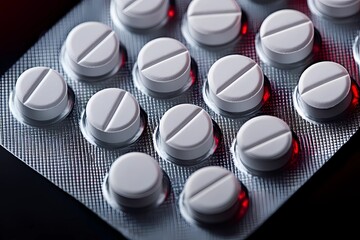 Mockup of medical pillows for healthcare branding, presented on a clean surface, perfect for product design and marketing materials.