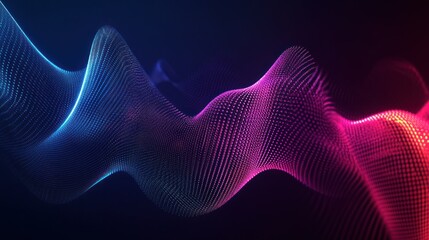 Fototapeta premium Abstract Neon Wave