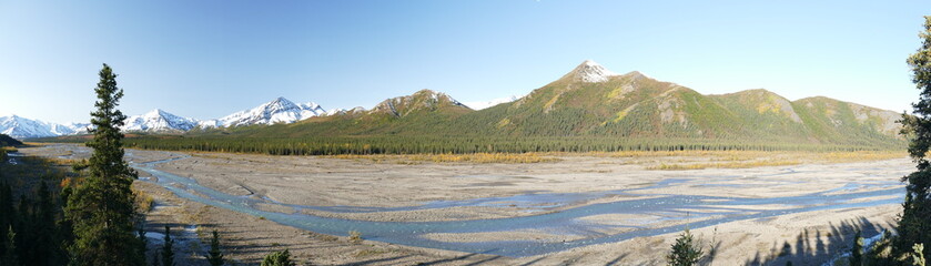 Tal des Teklanika Rivers im Denali NP Alaska © Meinolf Zavelberg