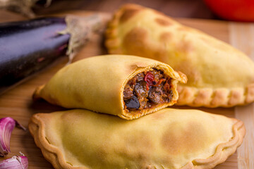 Delicious Homemade Empanadas with Flavorful Eggplant Filling
