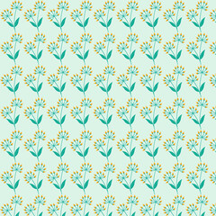 seamless pattern with flowers