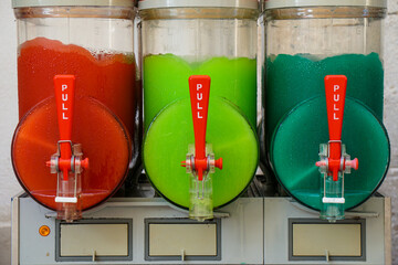 Granite machine for various flavours