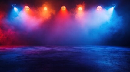 Stage Lights and Smoke