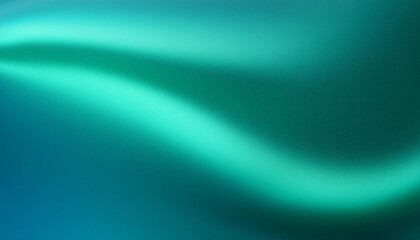 Amazing Blue Green Blur Gradient With Grainy Noise Texture. Abstract Turquoise Mesh and Dynamic Flow Background