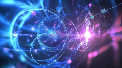 Beauty of moving quantum particles