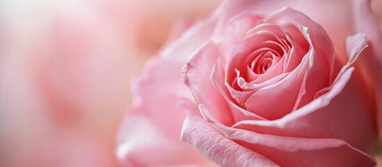 Full Frame Shot Of Pink Rose Flower Selective Focus Shallow Dof