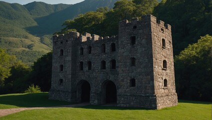 An enchanting archer tower with fairy tale charm