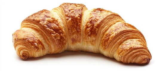 Fototapeta premium Croissant Isolated On White