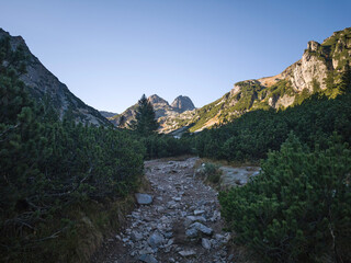 Landscape of Rila Mountain near Malyovitsa peak, Bulgaria