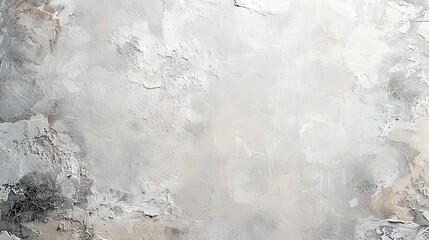 Fototapeta premium A monochromatic depiction of a white and gray wall adorned with a black and white feline perched on its edge