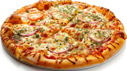 Pizza With Cheese And Spices