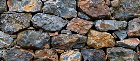 Fototapeta premium Stones In The Region Play An Important Role In Wall Construction